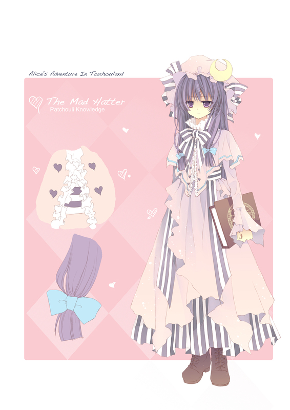 patchouli knowledge (touhou and 1 more) drawn by blue_hallelujah