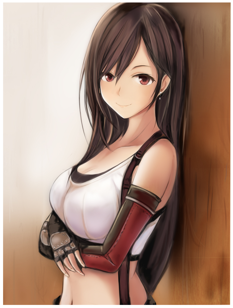 tifa lockhart (final fantasy and 2 more) drawn by nannacy7
