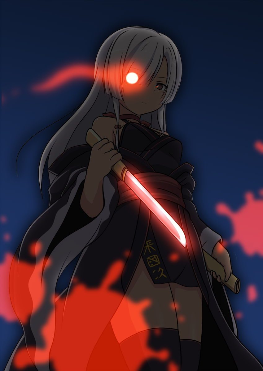 torikai rai kunitsugu (tenka hyakken) drawn by floahi