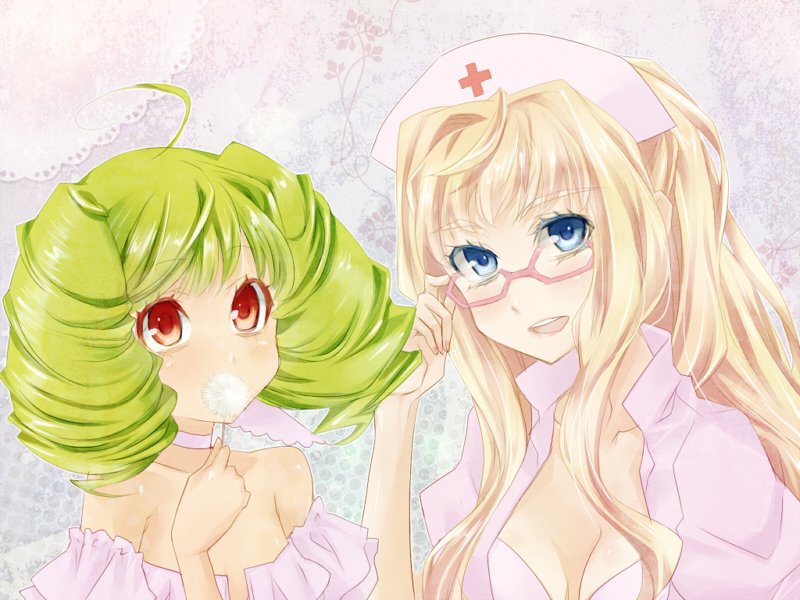 sheryl nome and ranka lee (macross and 2 more) drawn by mikipa