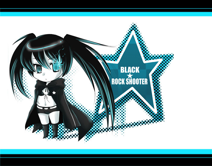black rock shooter (black rock shooter) drawn by umi_aono
