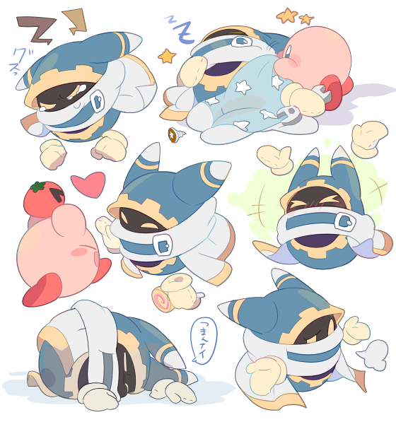 kirby and magolor (kirby) drawn by komoreg