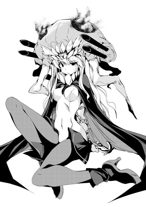 wo-class aircraft carrier (kantai collection) drawn by hitotoki