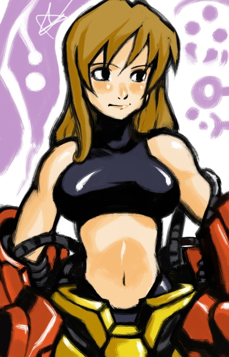 samus aran (metroid and 1 more) drawn by alex_ahad