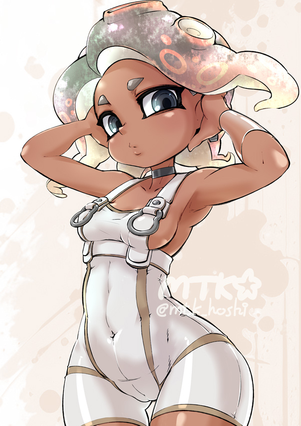 octoling player character, octoling girl, and agent 8 (splatoon and 2 more) drawn by mutsuki_(pixiv116518)