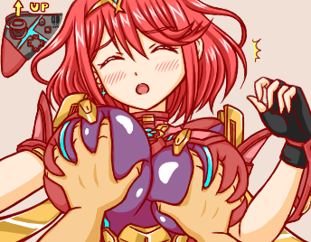 pyra (xenoblade chronicles and 2 more) drawn by daitachan