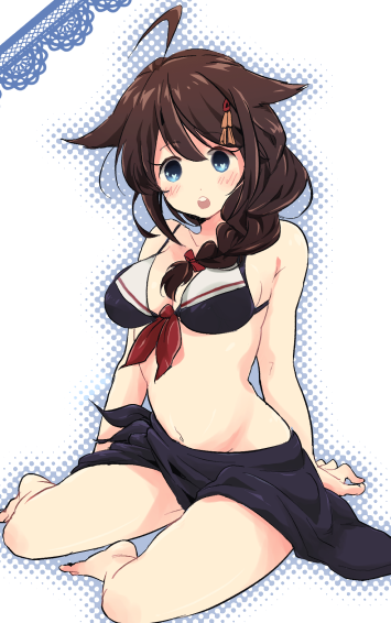 shigure and shigure kai ni (kantai collection) drawn by kemushi_(kemukemu6)