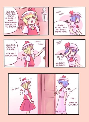 remilia scarlet and flandre scarlet (touhou) drawn by yoruny