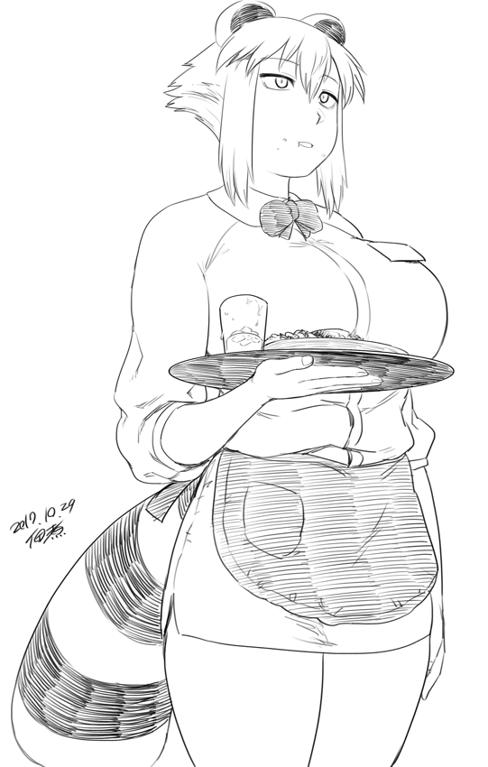 araiguma-san (original) drawn by tsukudani_(coke-buta)