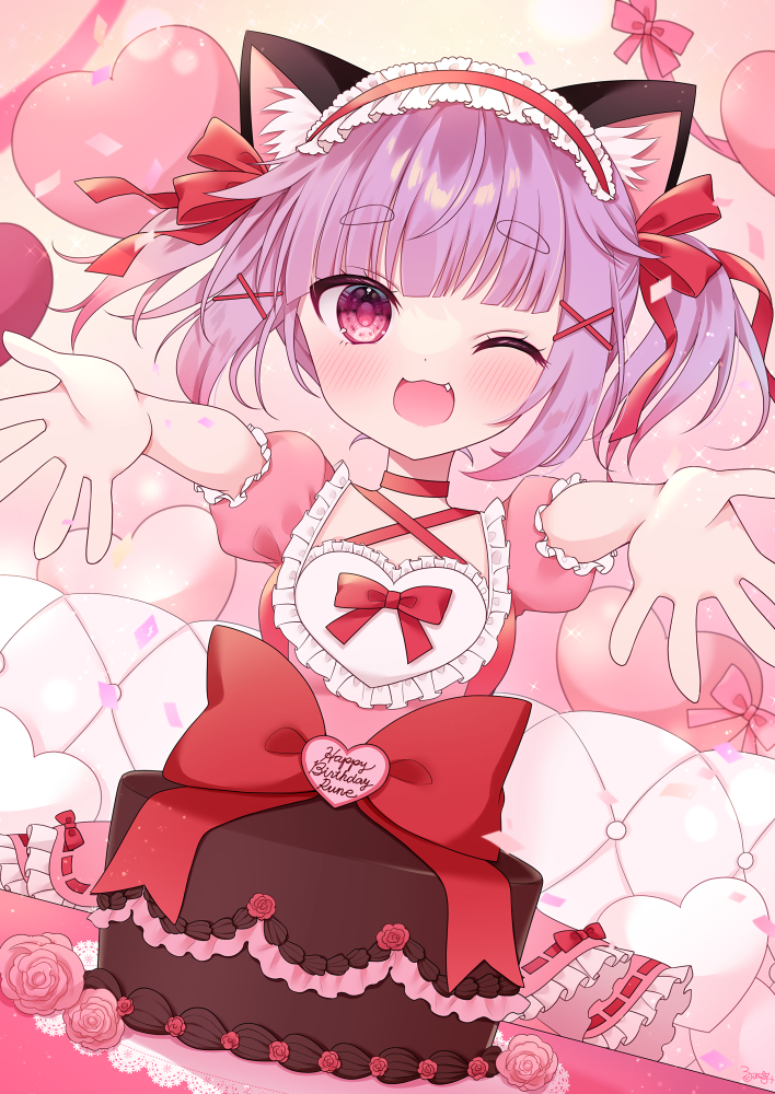 hanekawa rune (auroralivevr) drawn by nanase_(ribonshitoron)