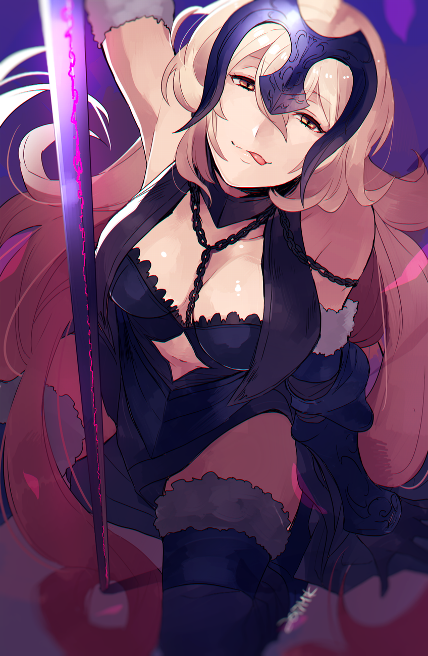 jeanne d'arc alter (fate and 1 more) drawn by mtk_(souko)