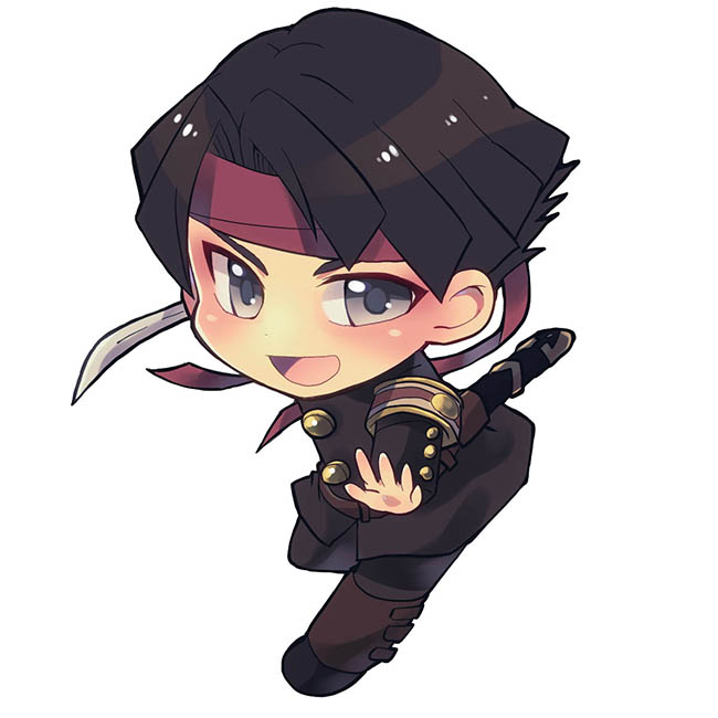 kazuma asogi (ace attorney and 1 more) drawn by namaco_(namaconourami)