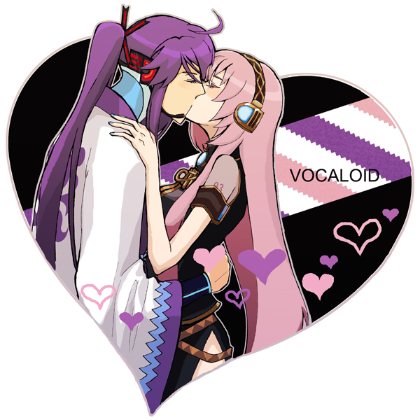 megurine luka and kamui gakupo (vocaloid) drawn by meka00