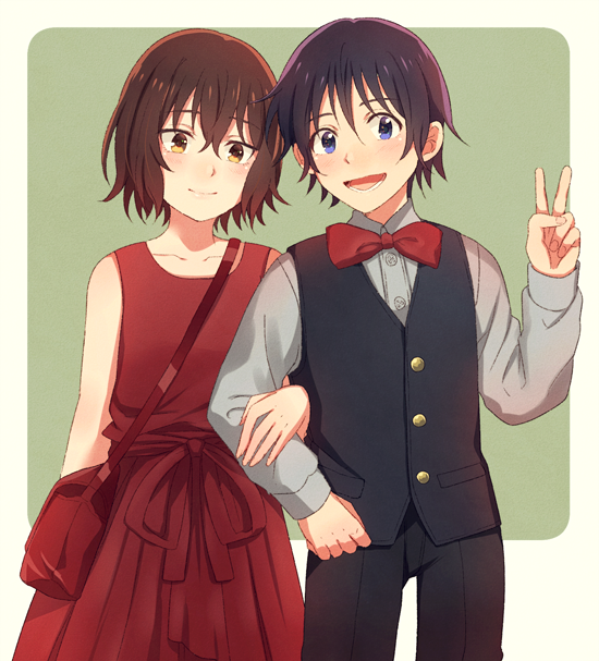 hinazuki kayo and fujinuma satoru (boku dake ga inai machi) drawn by sasakura34