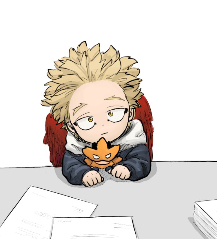 endeavor and hawks (boku no hero academia) drawn by hanage_(hanage149)
