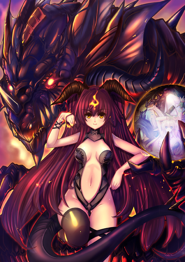 onyxia (warcraft and 1 more) drawn by nefarian