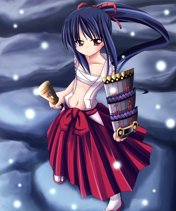 bushidou and bushidou 2 (sekaiju no meikyuu and 1 more) drawn by makino_(ukiuo)