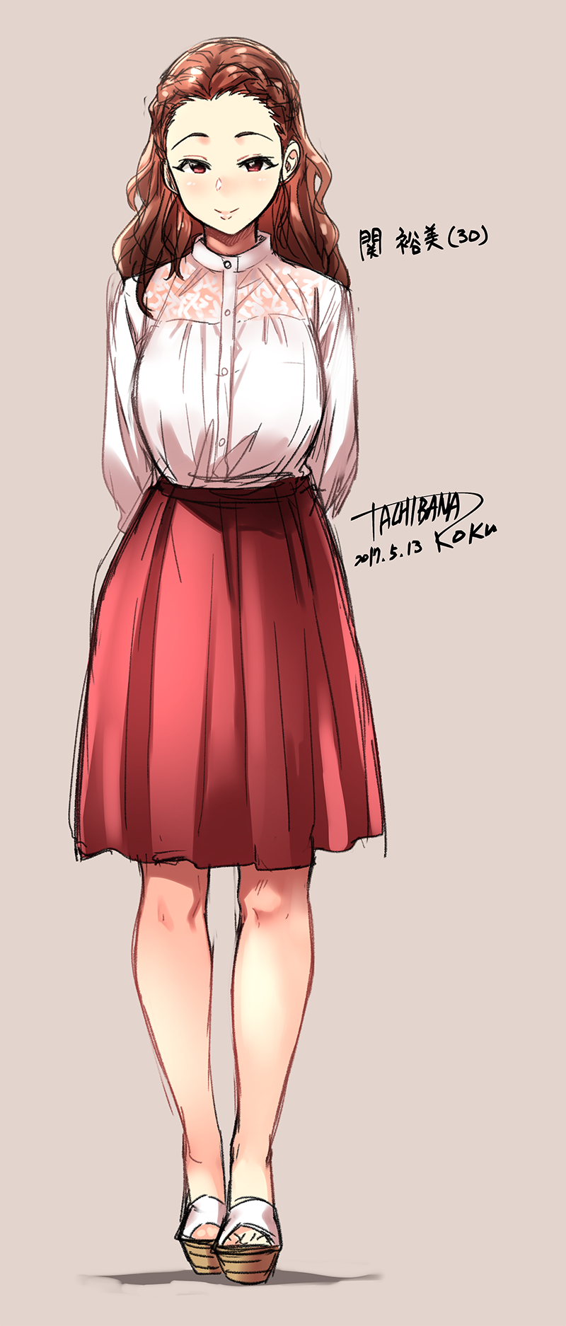 seki hiromi (idolmaster and 1 more) drawn by tachibana_roku