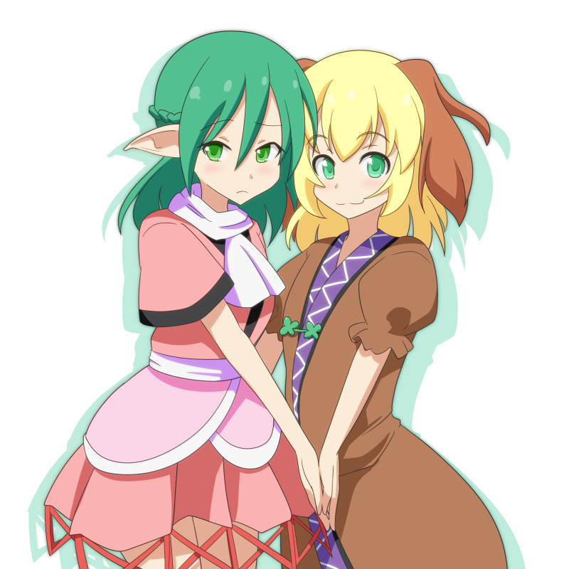 mizuhashi parsee and kasodani kyouko (touhou) drawn by cato_(monocatienus)