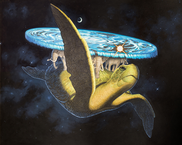 great a'tuin (discworld) drawn by paul_kidby