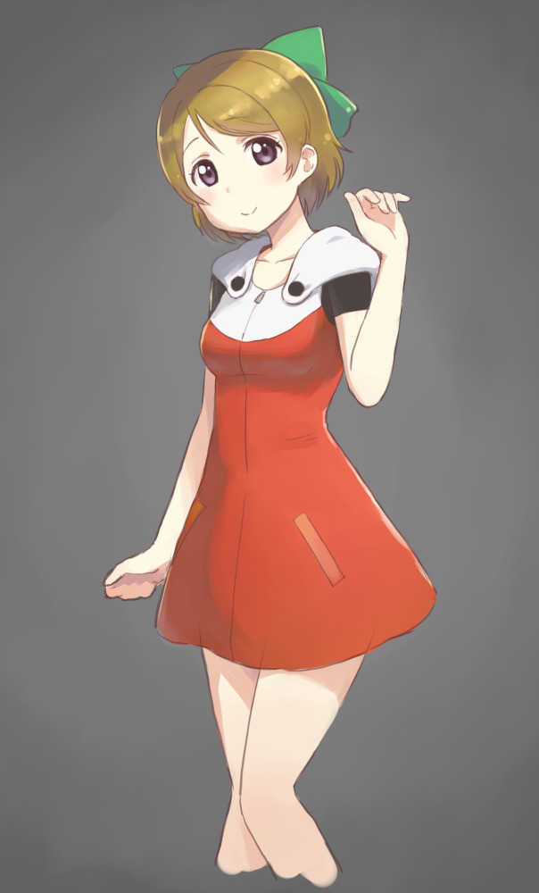 koizumi hanayo and roll (love live! and 3 more) drawn by drawfag