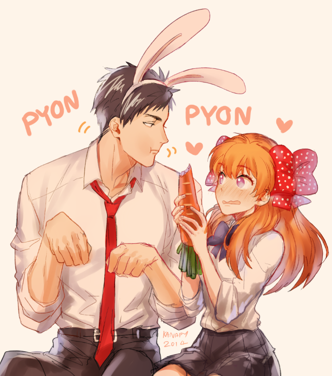 sakura chiyo and nozaki umetarou (gekkan shoujo nozaki-kun) drawn by onegingek