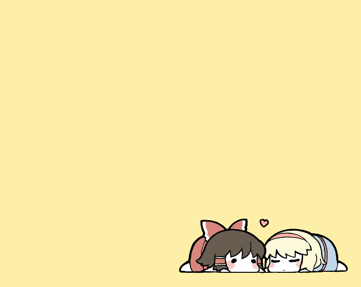 hakurei reimu and alice margatroid (touhou) drawn by ume_(noraneko)