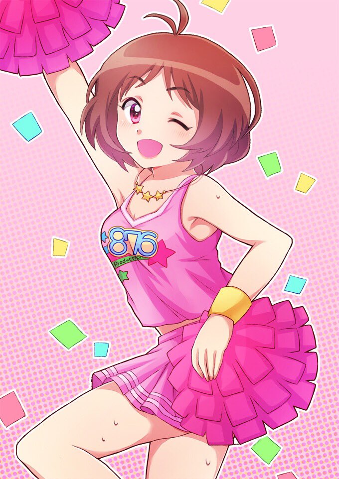 hidaka ai (idolmaster and 1 more) drawn by 81_(mellowry)