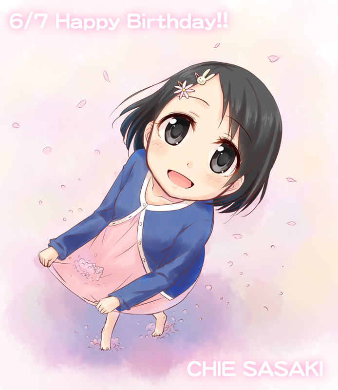 sasaki chie (idolmaster and 1 more) drawn by naoharu_(re_barna)