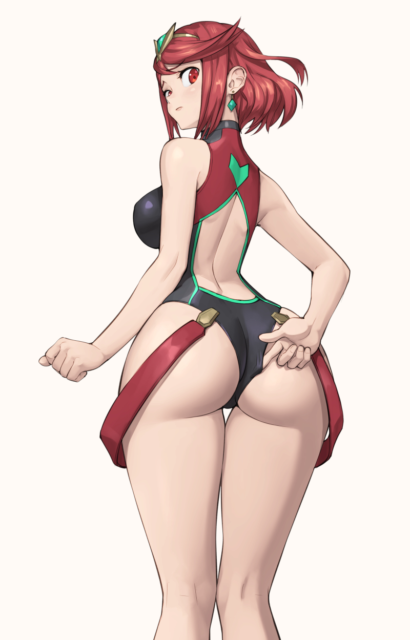 pyra (xenoblade chronicles and 1 more) drawn by ozkh