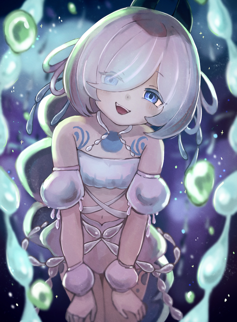 traptrix arachnocampa (yu-gi-oh!) drawn by ishii_(young-moon)