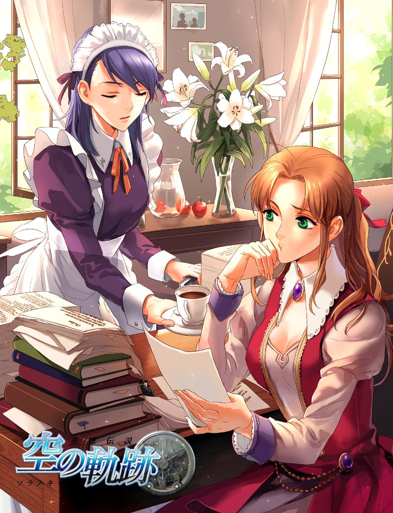lila and mayor maybelle (eiyuu densetsu and 1 more)