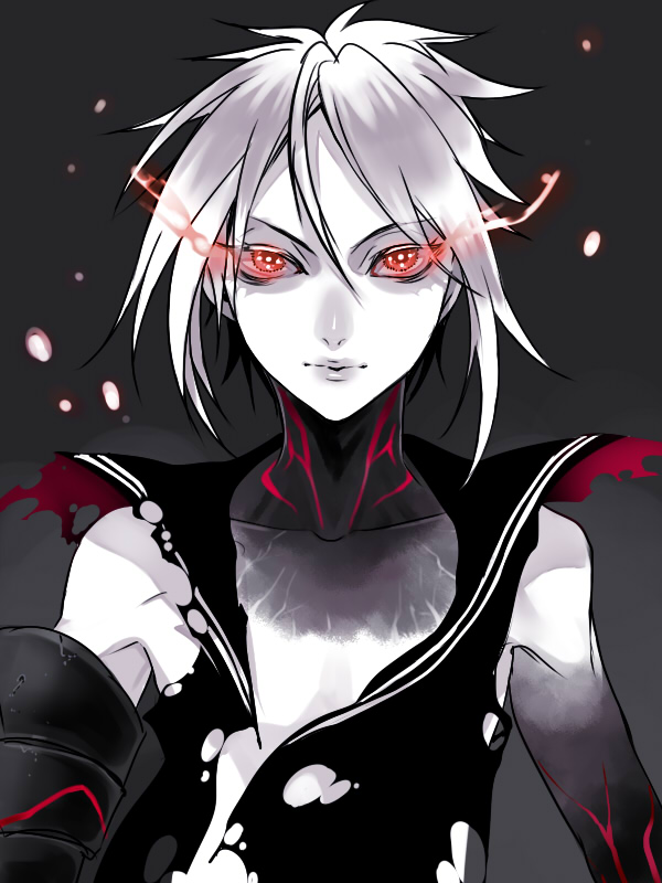 aircraft carrier princess and uchiha izuna (kantai collection and 2 more) drawn by zuwai_kani
