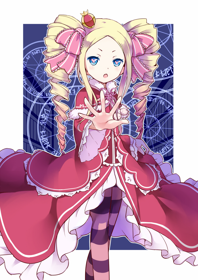 beatrice (re:zero kara hajimeru isekai seikatsu) drawn by kamekichi_(kamekiti)