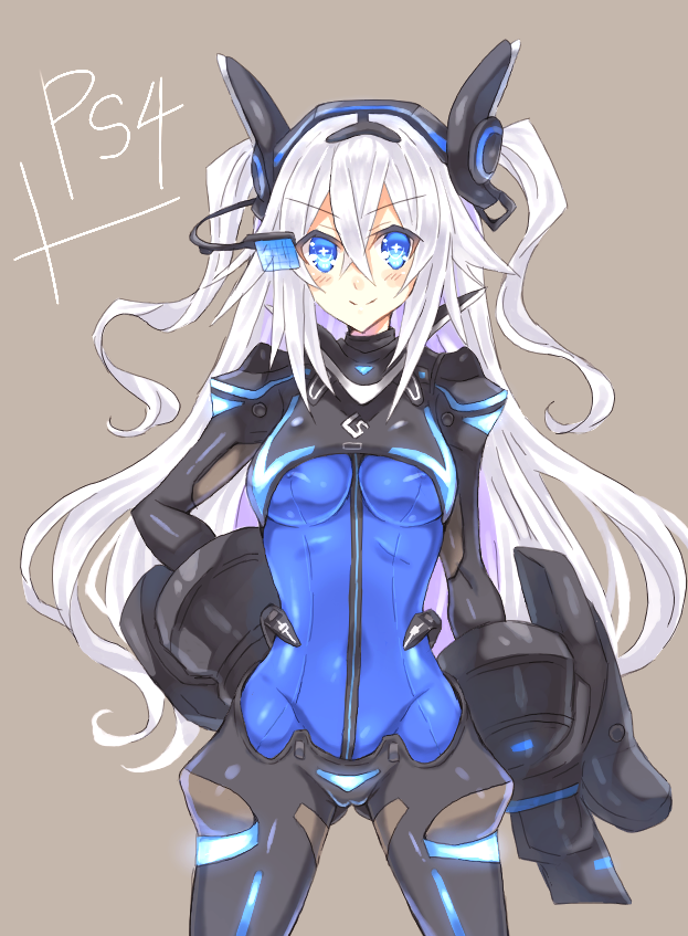 black heart and next black (neptune and 1 more) drawn by hinano_(tuna_neko33)