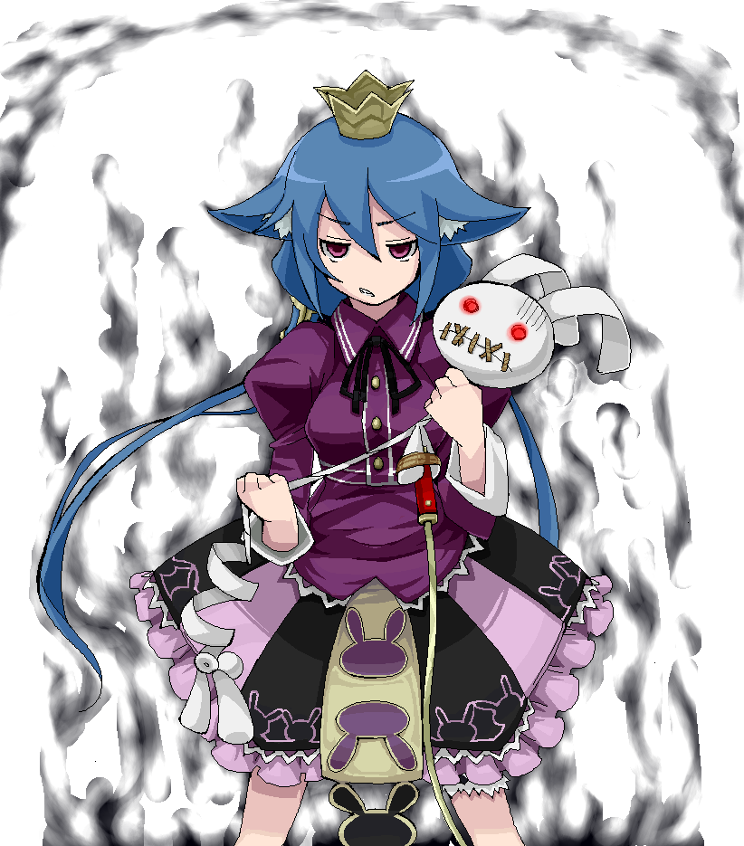 princess and momomeno (7th dragon) drawn by amami_amayu