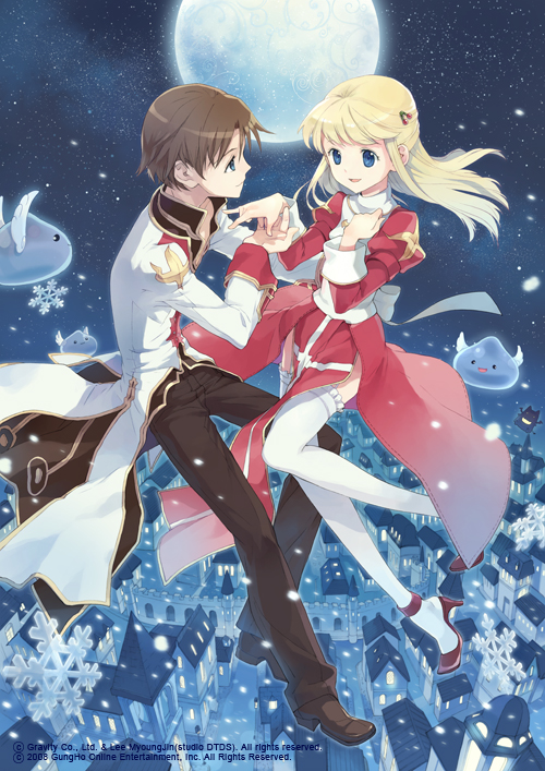 high priest, deviruchi, and archangeling (ragnarok online) drawn by tiv