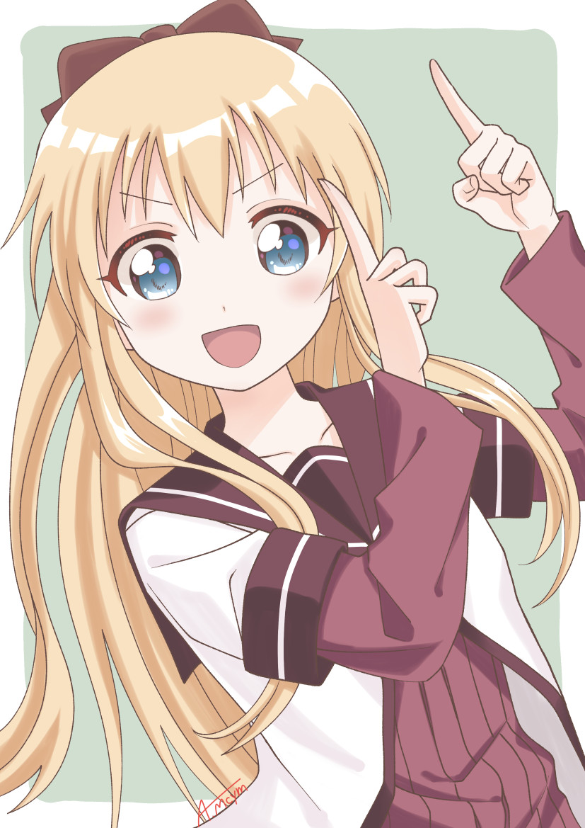 toshinou kyouko (yuruyuri) drawn by machiyama_akane