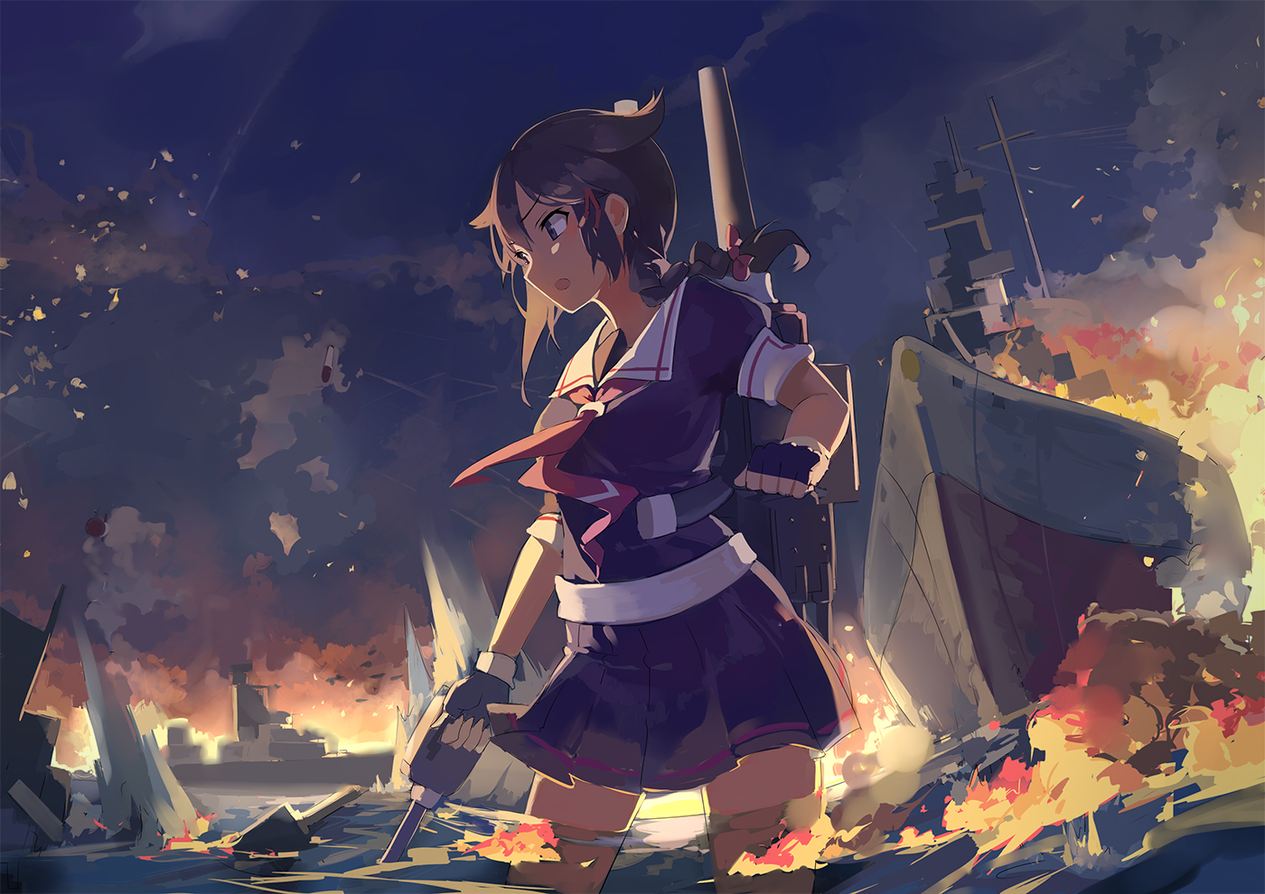 Shigure And Shigure Kai Ni Kantai Collection Drawn By Huanxiang Heitu Danbooru