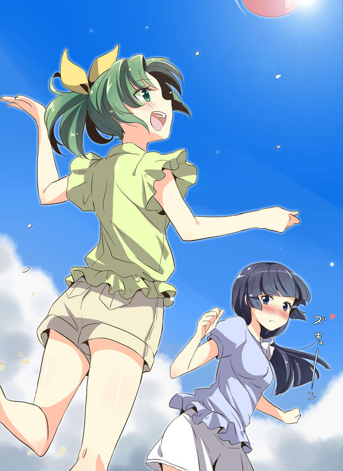 midorikawa nao and aoki reika (precure and 1 more) drawn by taromarun