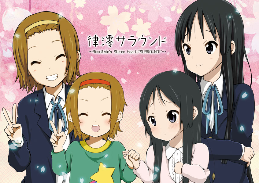 akiyama mio and tainaka ritsu (k-on!) drawn by ragho_no_erika