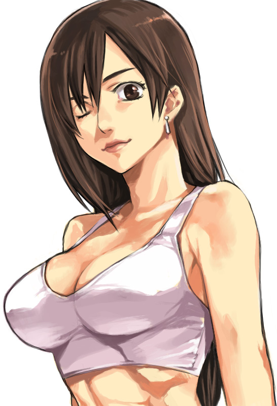 tifa lockhart (final fantasy and 1 more) drawn by sakurai_muto