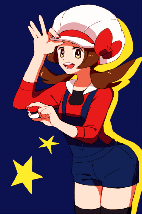 lyra (pokemon and 1 more) drawn by enamo_(dcah)