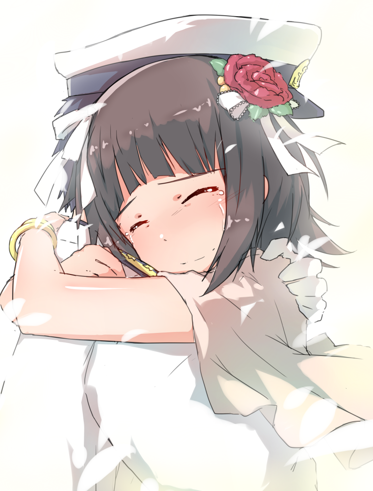 admiral and amami haruka (kantai collection and 1 more) drawn by mushiboy