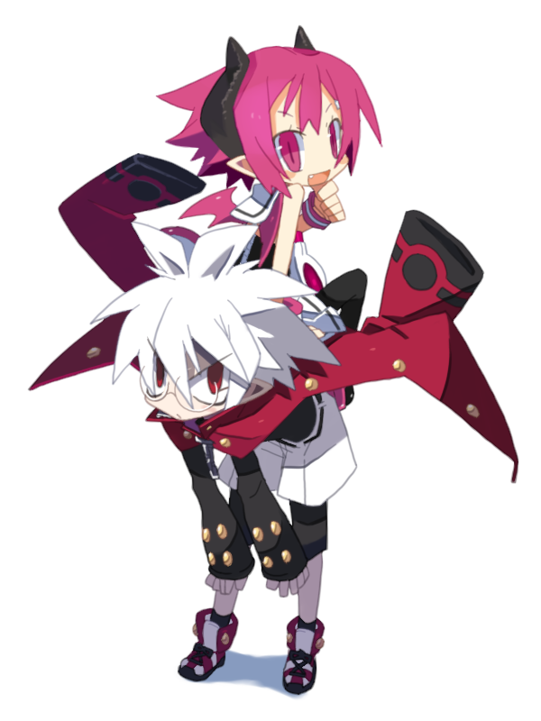 raspberyl and mao (disgaea and 1 more) drawn by 16_ban