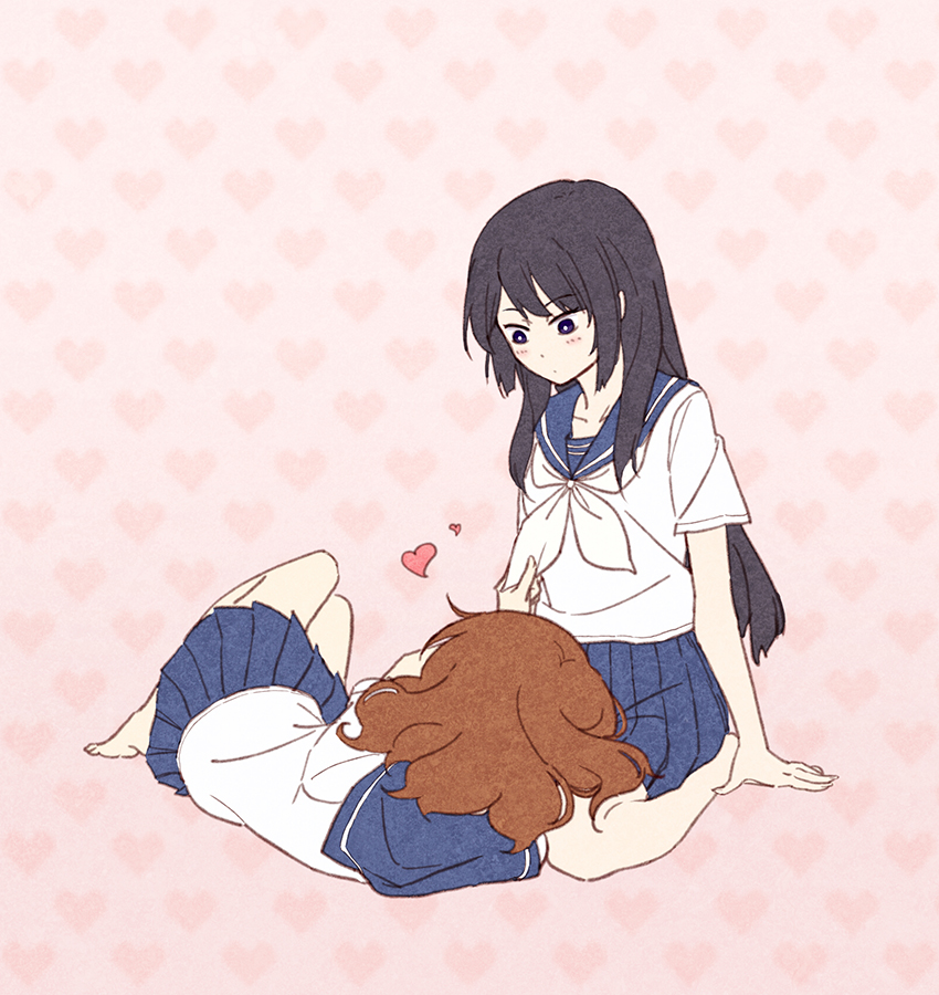 oumae kumiko and kousaka reina (hibike! euphonium) drawn by sanada_(tony2035176)