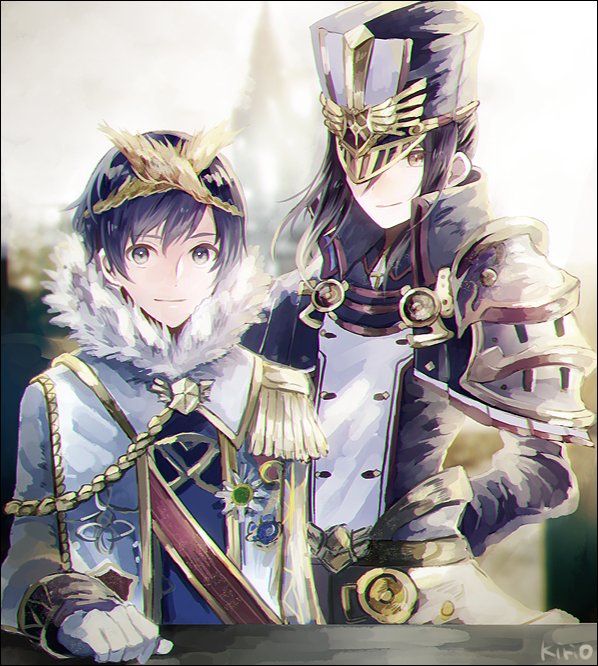 morag ladair and niall ardanach (xenoblade chronicles and 1 more) drawn by okii