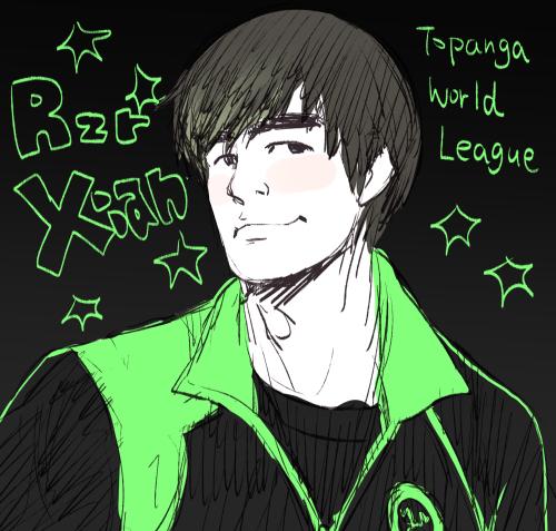 xian (real life and 1 more) drawn by karipaku
