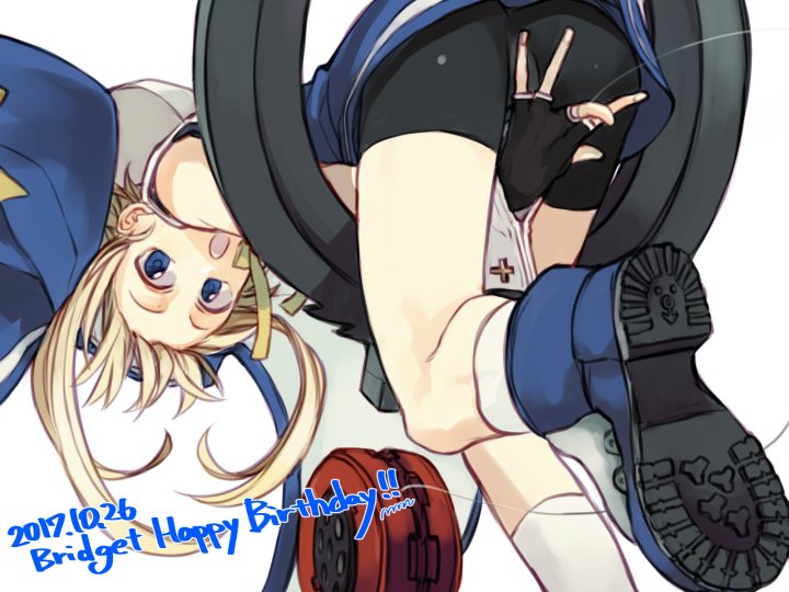 bridget (guilty gear and 1 more) drawn by maka_(morphine)