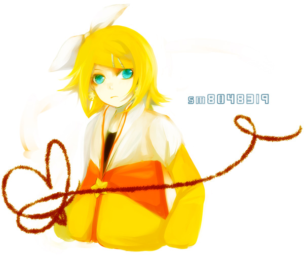 kagamine rin (vocaloid and 1 more) drawn by soriku